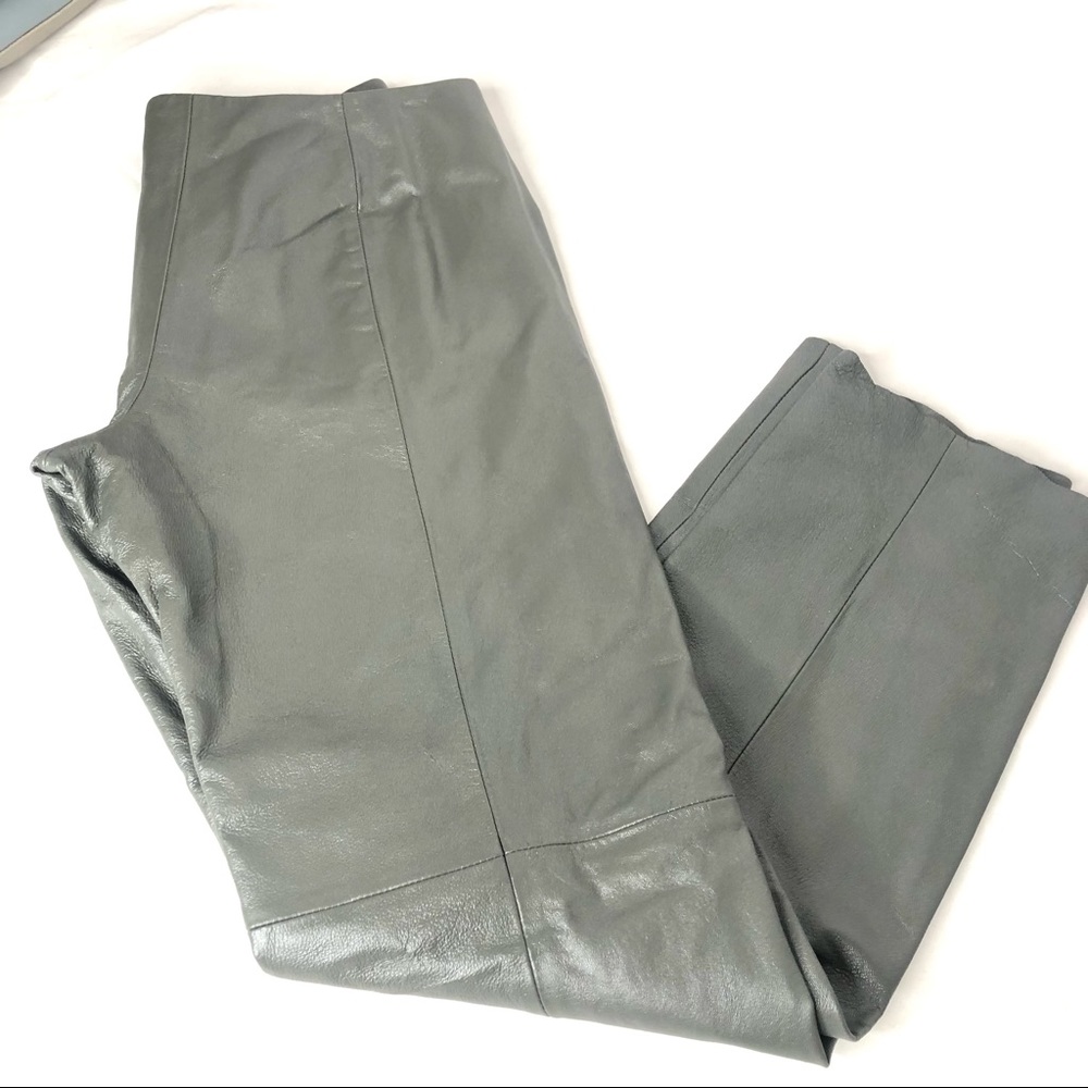 Women’s Suit Bagatelle Grey Leather Sz 10 - Picture 11 of 16